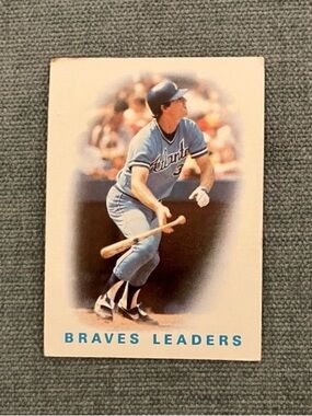 1986 Topps Atlanta Braves Baseball Card
